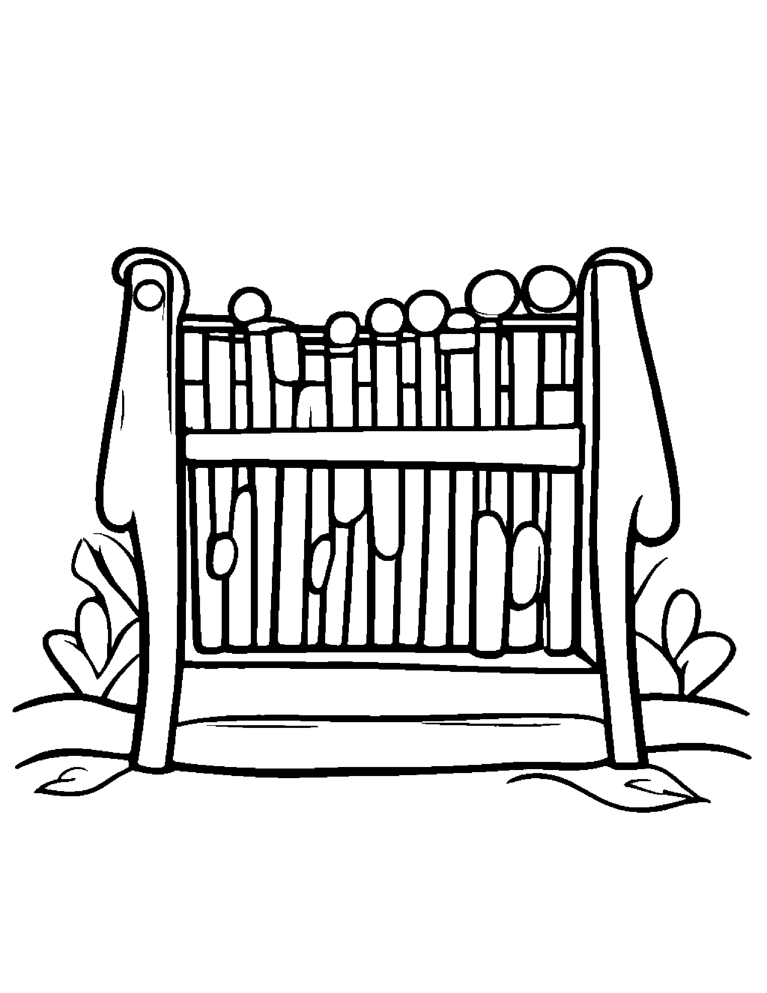 Sunny Xylophone #2 Coloring Page (Free Printable PDF)