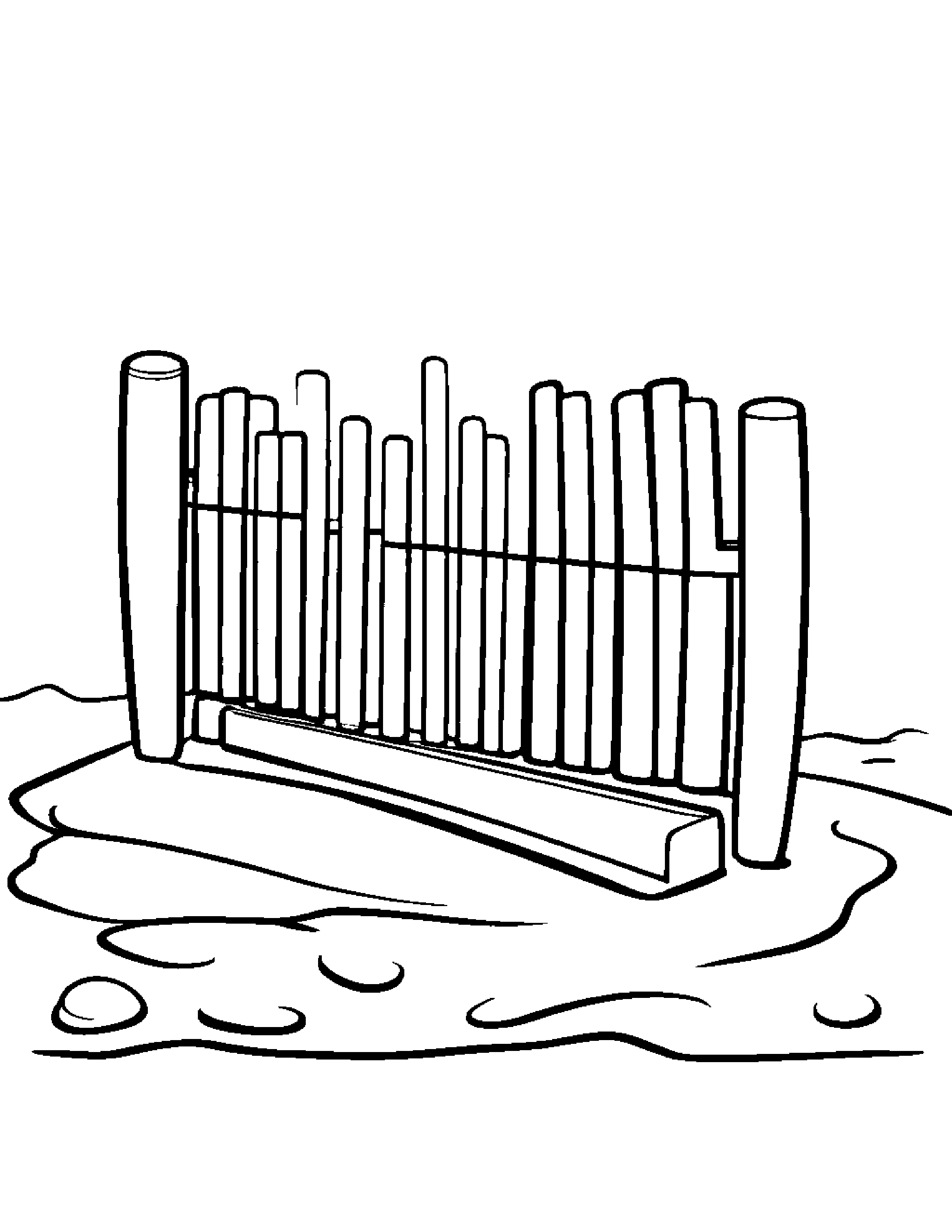 Sunny Xylophone #3 Coloring Page (Free Printable PDF)