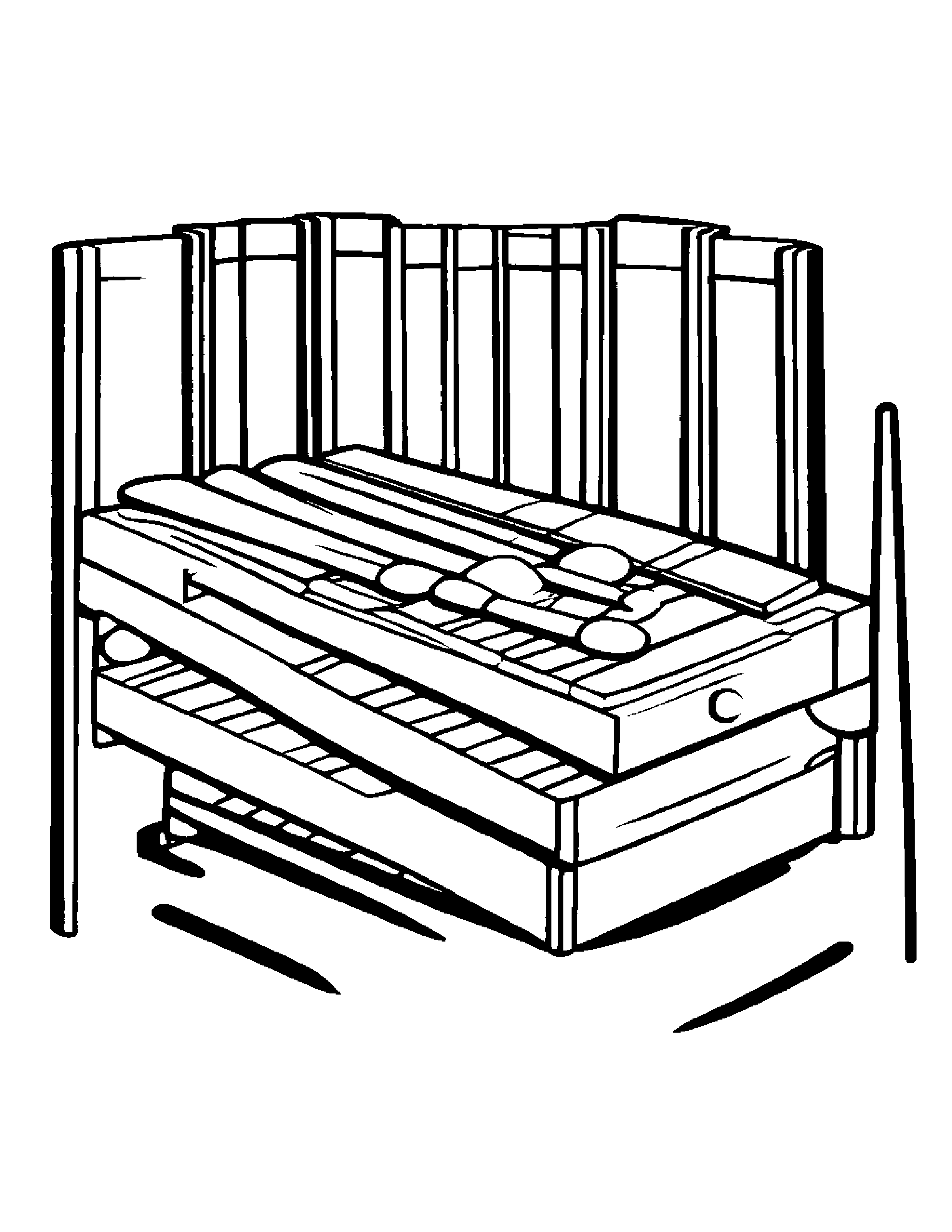 Xylophone Sharing #2 Coloring Page (Free Printable PDF)