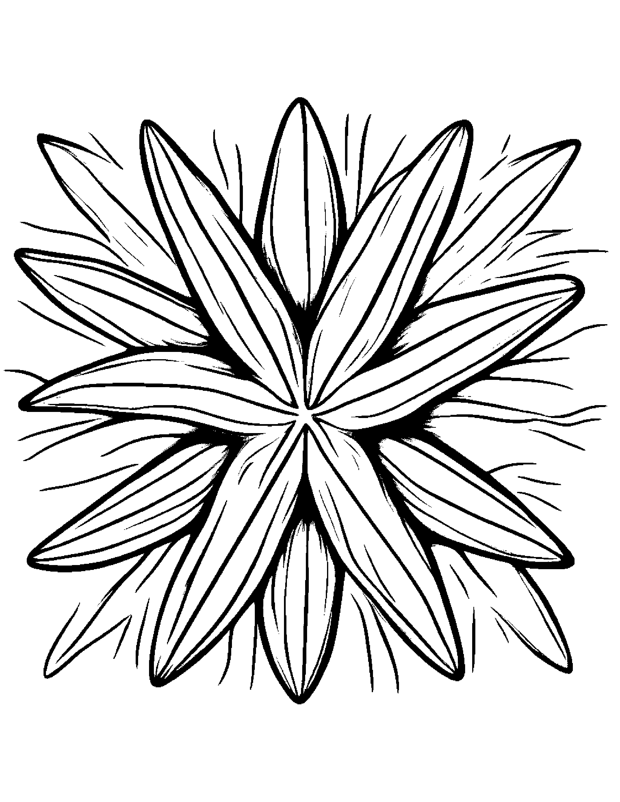 Starfish Painting A Star #5 Coloring Page (Free Printable PDF)
