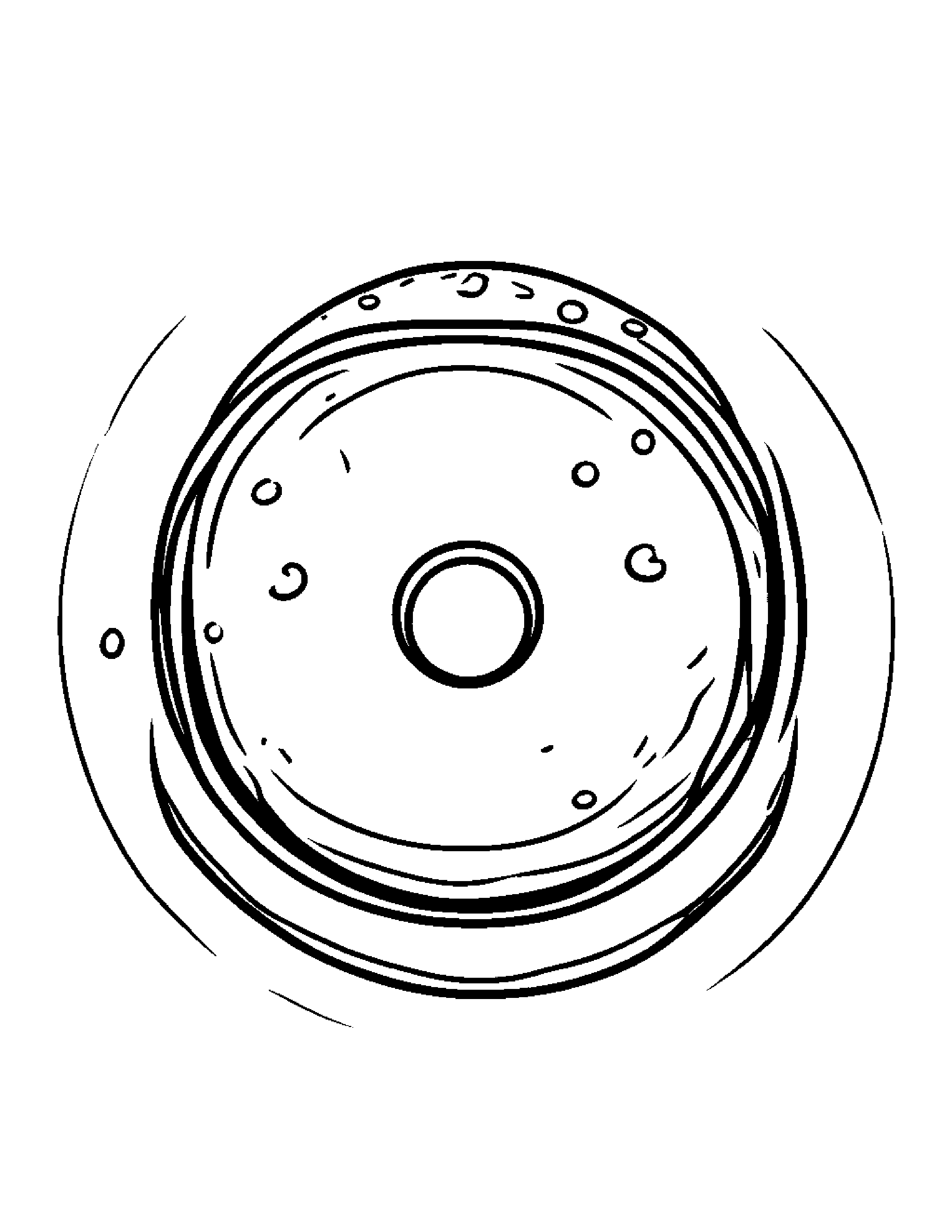 Baby Donut Coloring Page (Free Printable PDF)