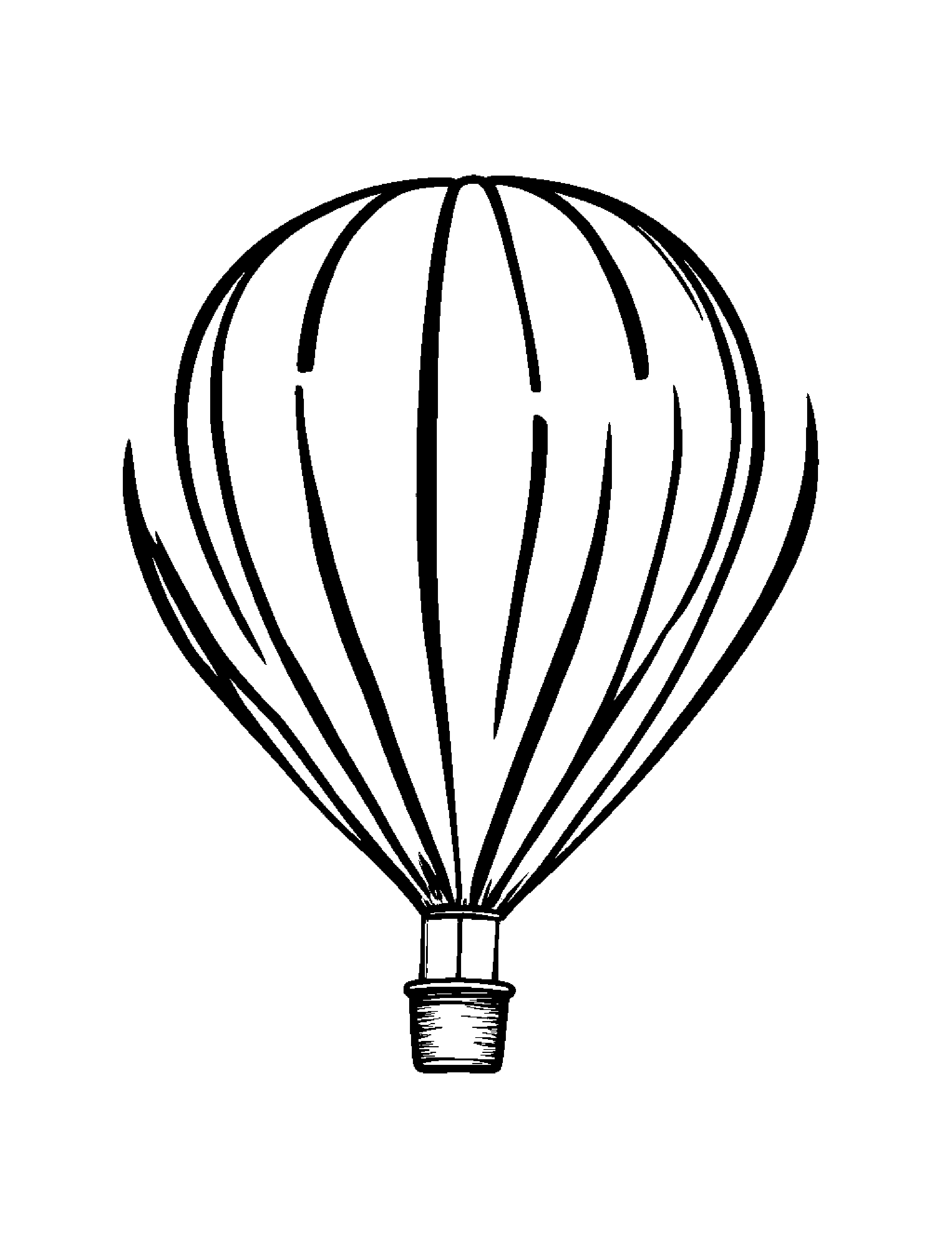 Balloon Practicing Shapes #5 Coloring Page (Free Printable PDF)