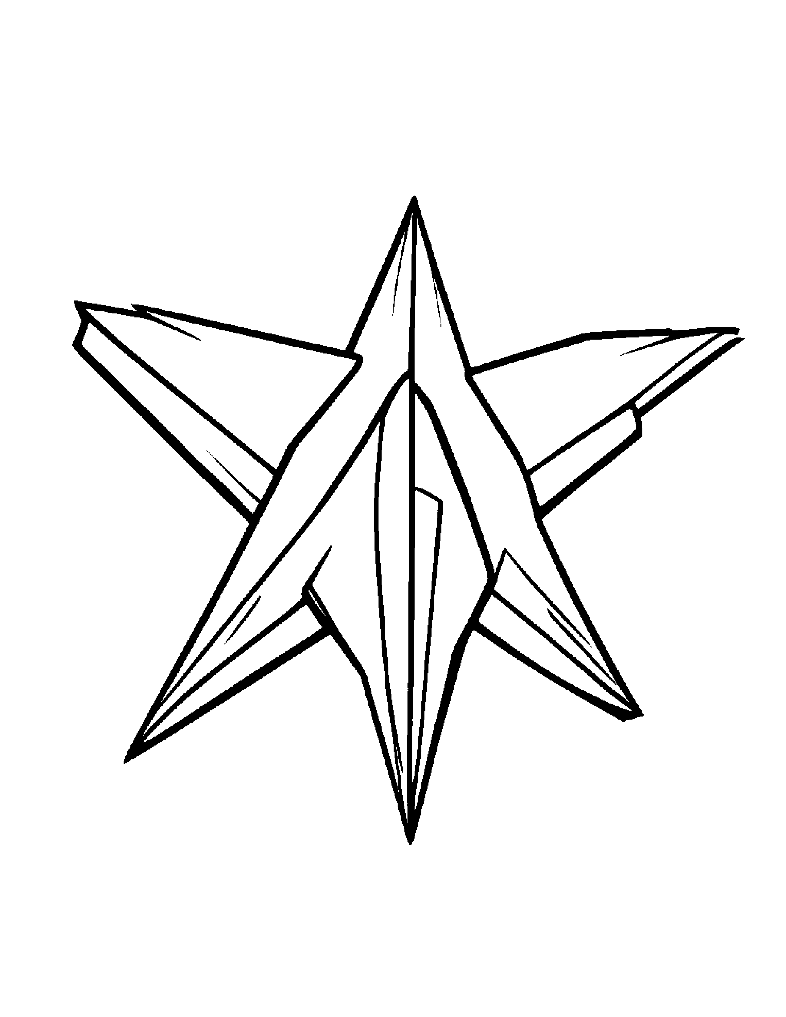 Paper Airplane Practicing Shapes Coloring Page (Free Printable PDF)