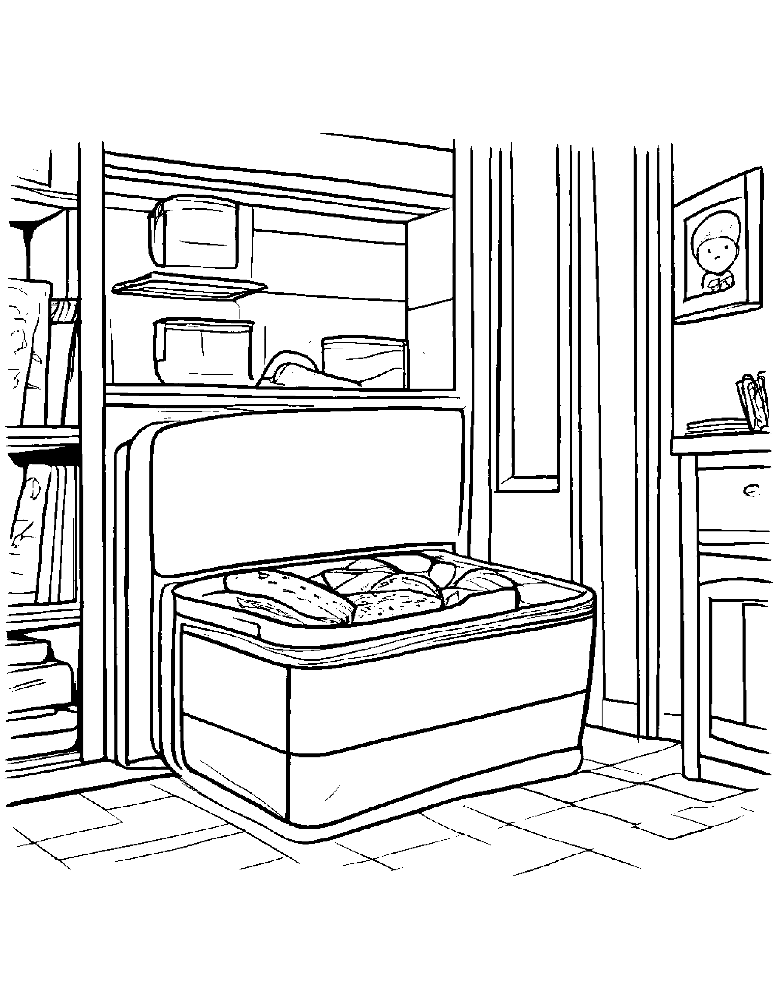 Zippy Lunchbox By A Reading Nook Coloring Page (Free Printable PDF)