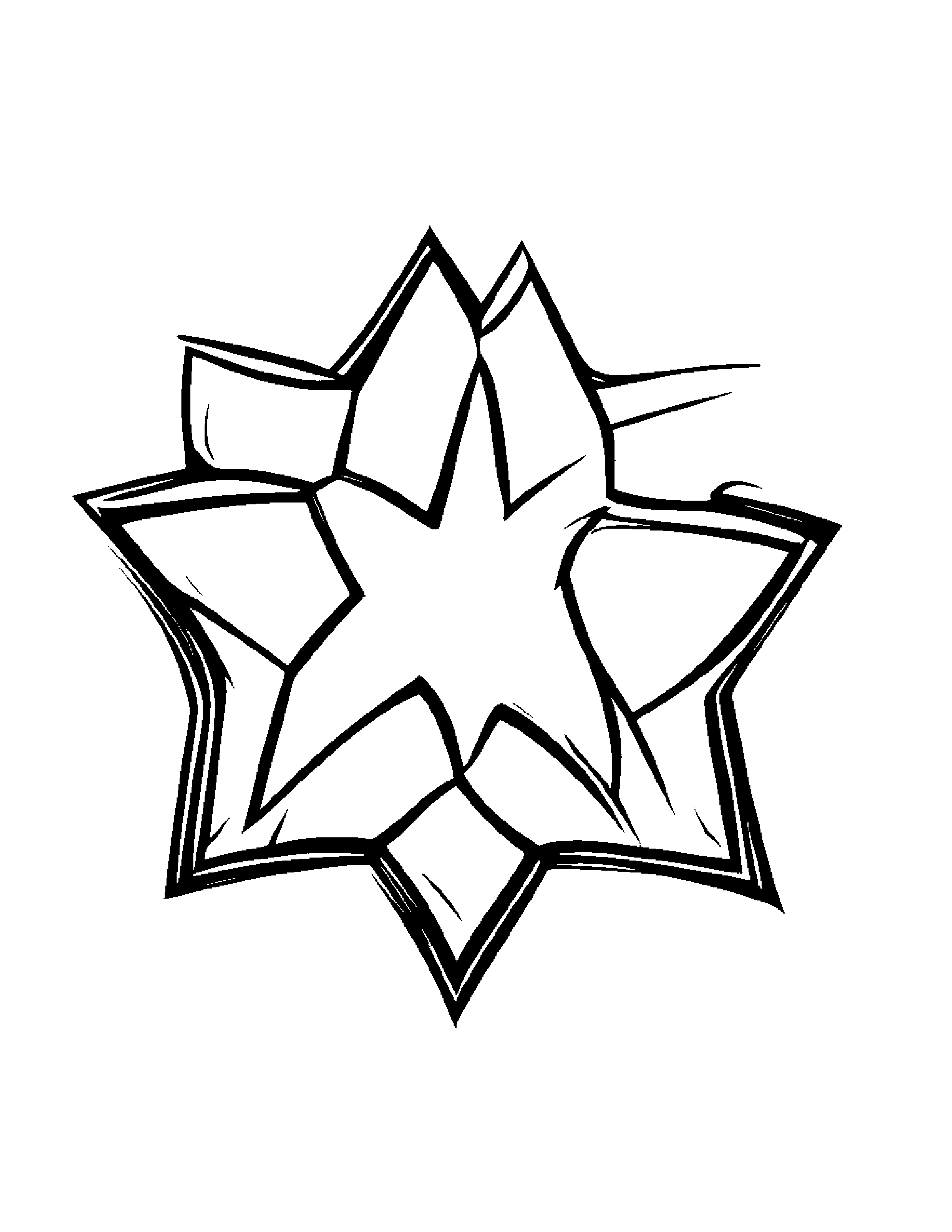 Soccer Ball With A Star #2 Coloring Page (Free Printable PDF)
