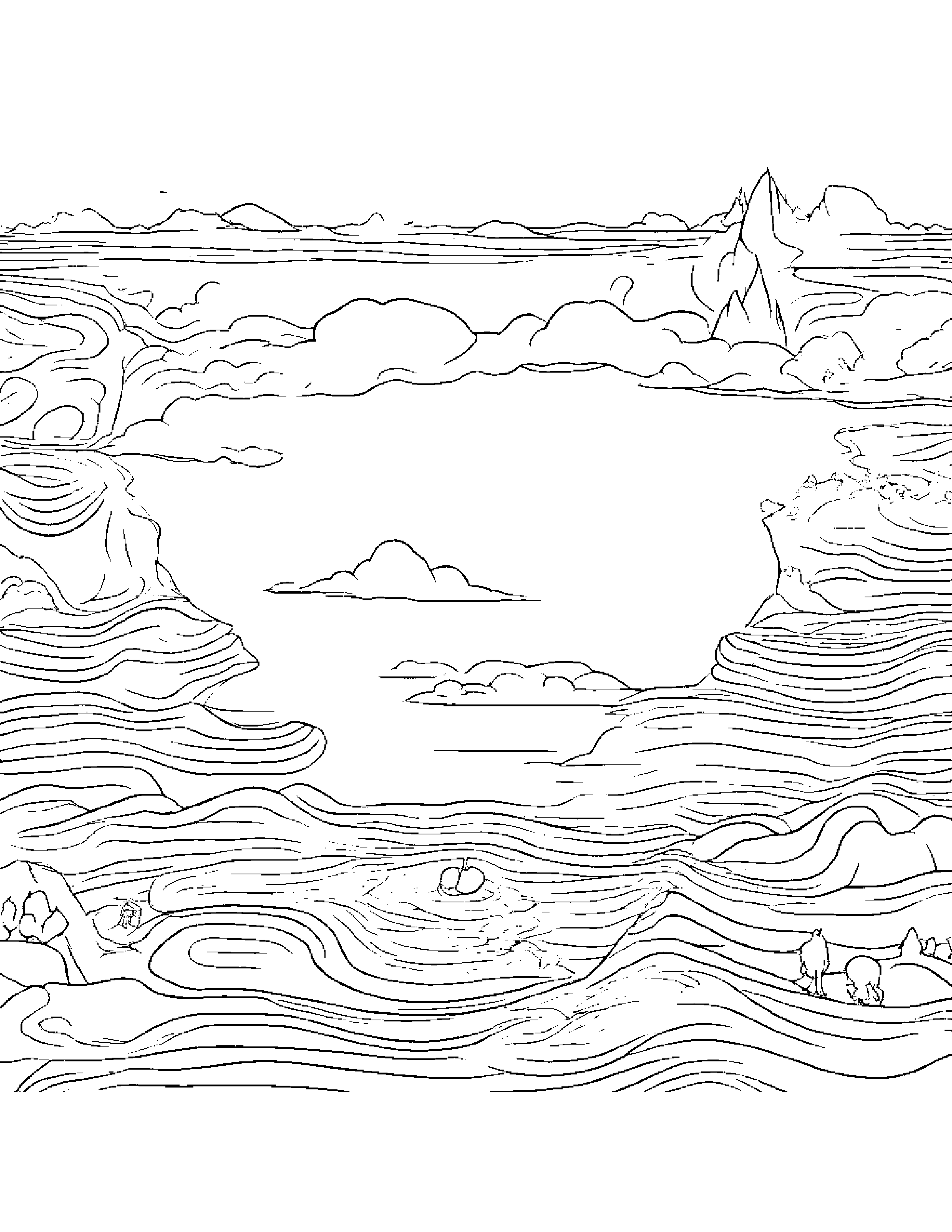 Baby Map Coloring Page (Free Printable PDF)