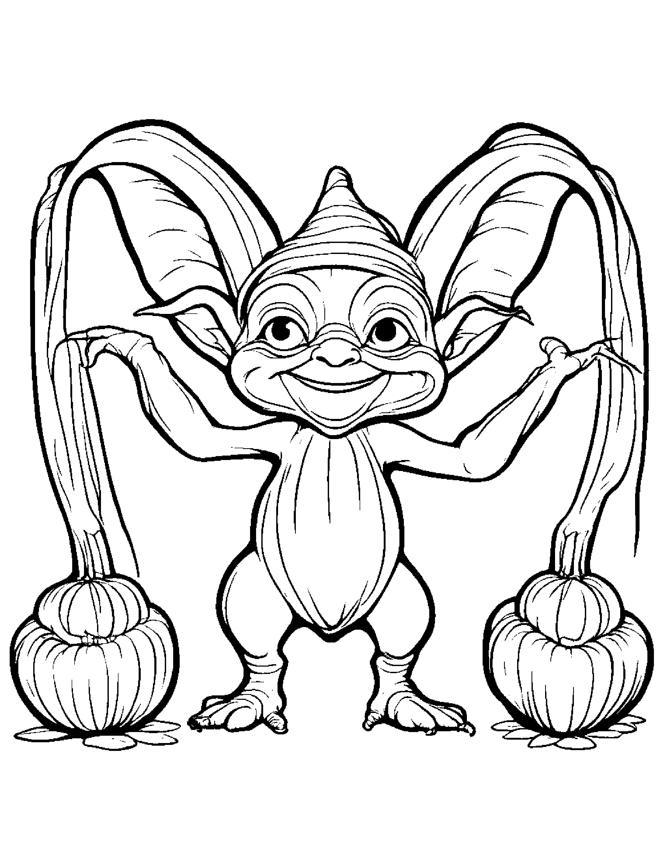 Parsnip Goblin Coloring Page (Free Printable PDF)