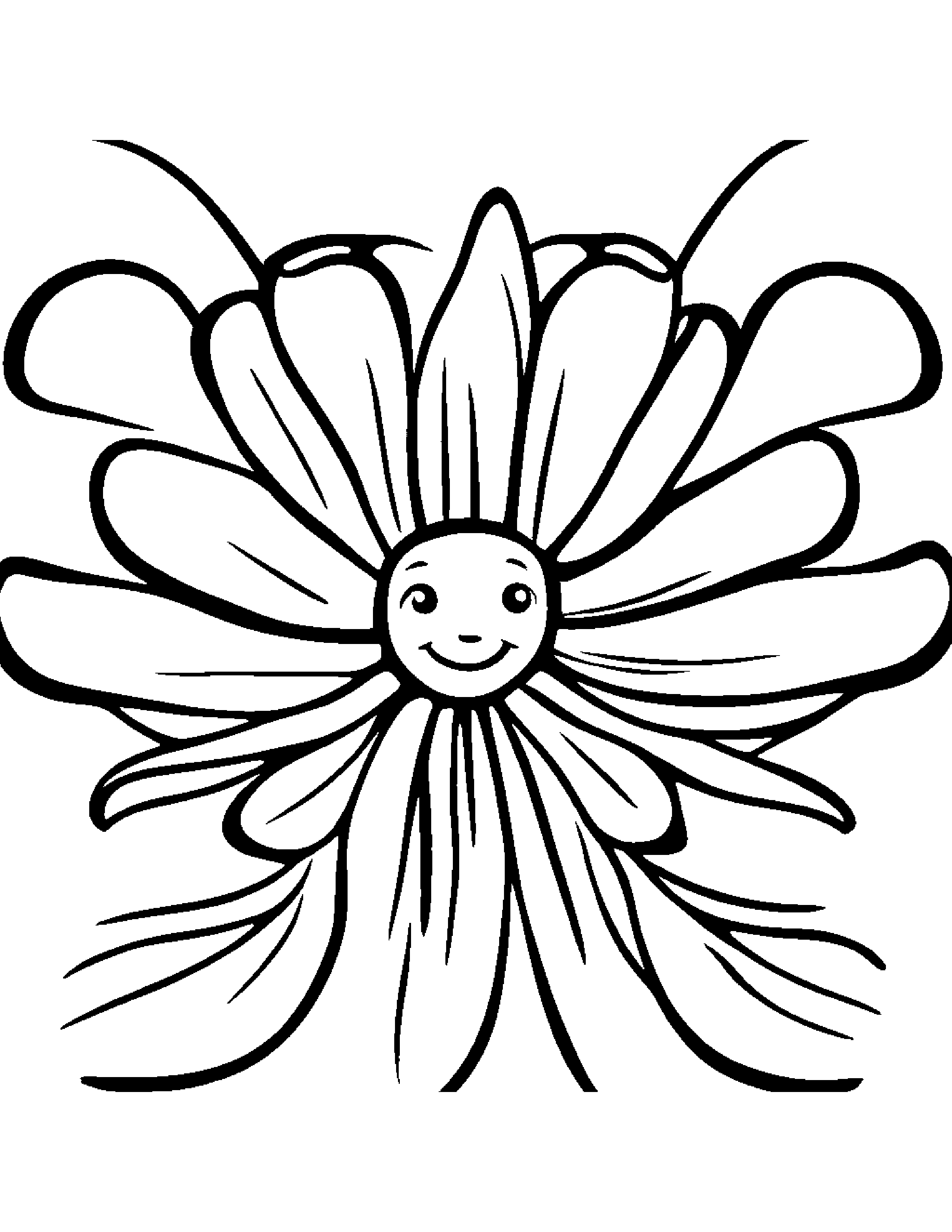 Painter Palette #2 Coloring Page (Free Printable PDF)